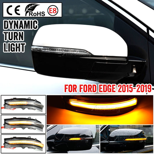 Dynamic Side Turn Signal Light for Ford EDGE 2015-2019