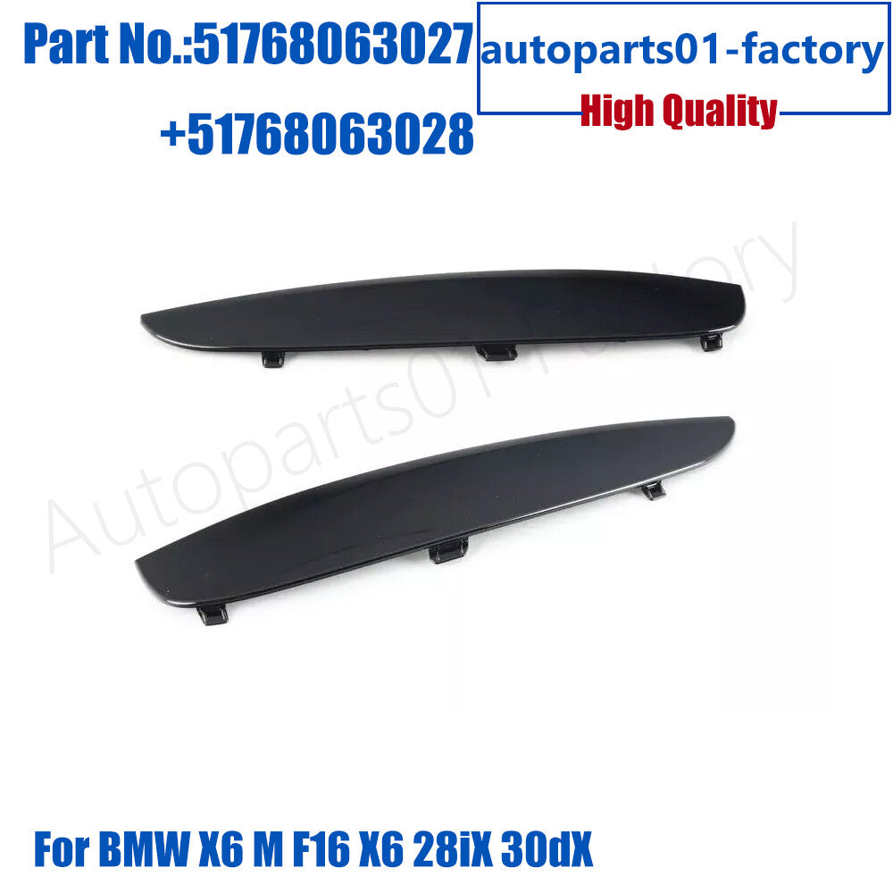 1Pair LeftRight Air Duct Side Panel Fit for BMW X6 M F16 X6 28iX 30dX