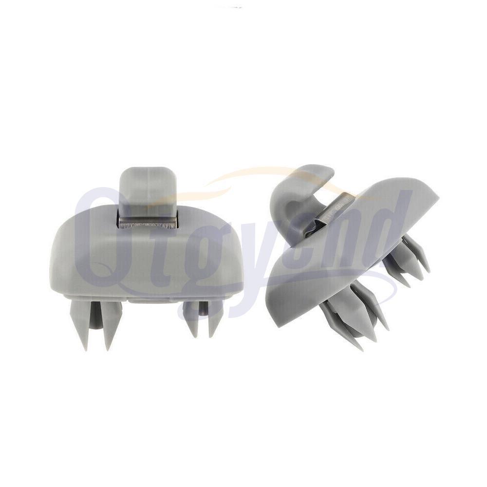 2Pcs Sun Visor Clips for Audi A4 A5 A7 Q3 Q5 B6 B7 B8 S4 S5 TT 8U0857562A Grey