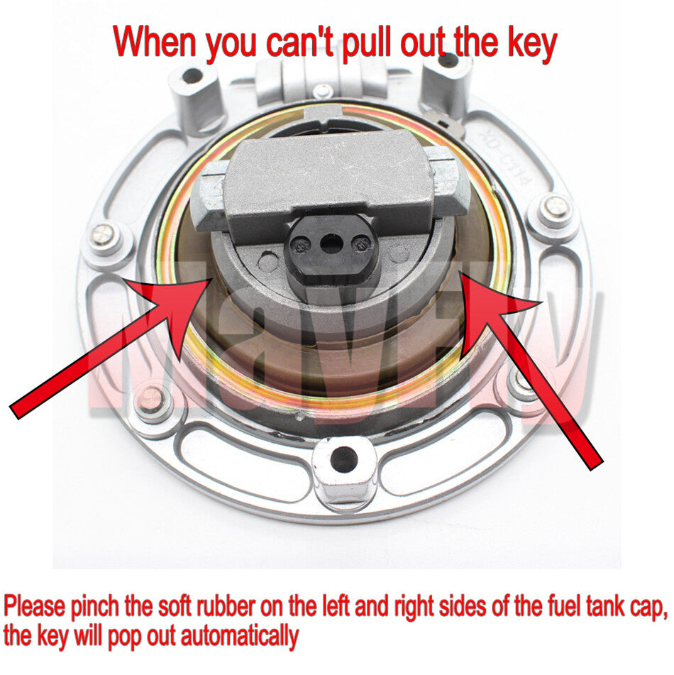 fit For CB400/600F/750/900/1000/1100/1300 CB-1 Fuel Gas Tank Cap Cover Lock w