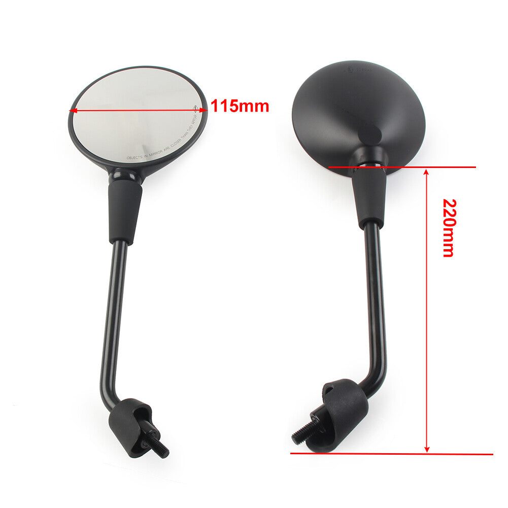 Rearview Side Mirror Black For Vespa GTS GTV 125 200 300ie Sprint Primavera150