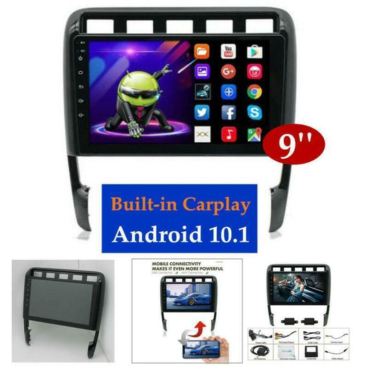 9Android 10.1 Car Stereo FM Radio GPS Navi MP5 Carplay Fit for Porsche for Cayenne