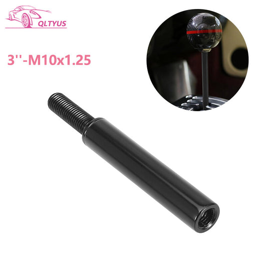 3 M10X1.25 Car Gear Shift Knob Extender Extension Lever for Nissan 370Z 76mm