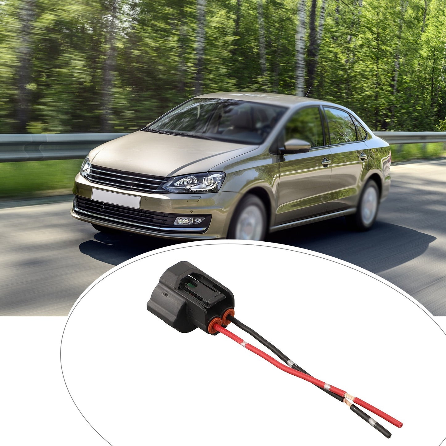 Reliable car headlight H11 H8 bulb base, wear-resistant and deformation- .