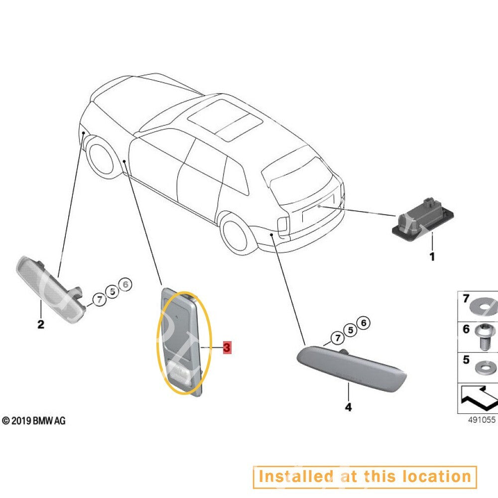 Chrome-plated fender protectors for Rolls-Royce for Phantom 13-17. equipment manufacturer: 63137198582