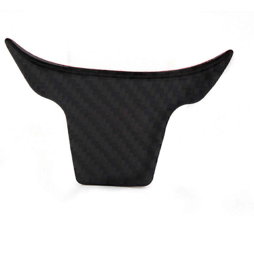 Interior Inner Steering Wheel Cover Trim Carbon Fiber for Honda for Civic 2016-2021