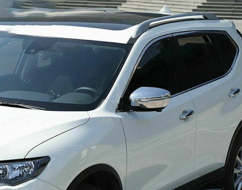 2Chrome ABS RearView Side Door Mirror Cover Wing Trim for Nissan Rogue 2014-2020