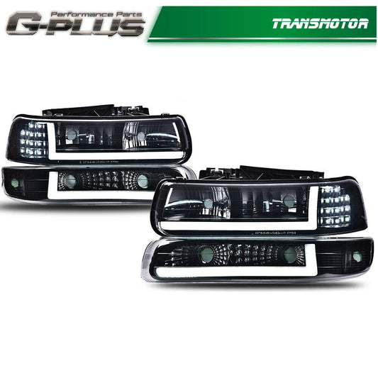 Shiyuan 99-02 for Chevrolet Silverado 00-06 Tahoe LED DRL Butter Sky + Azure