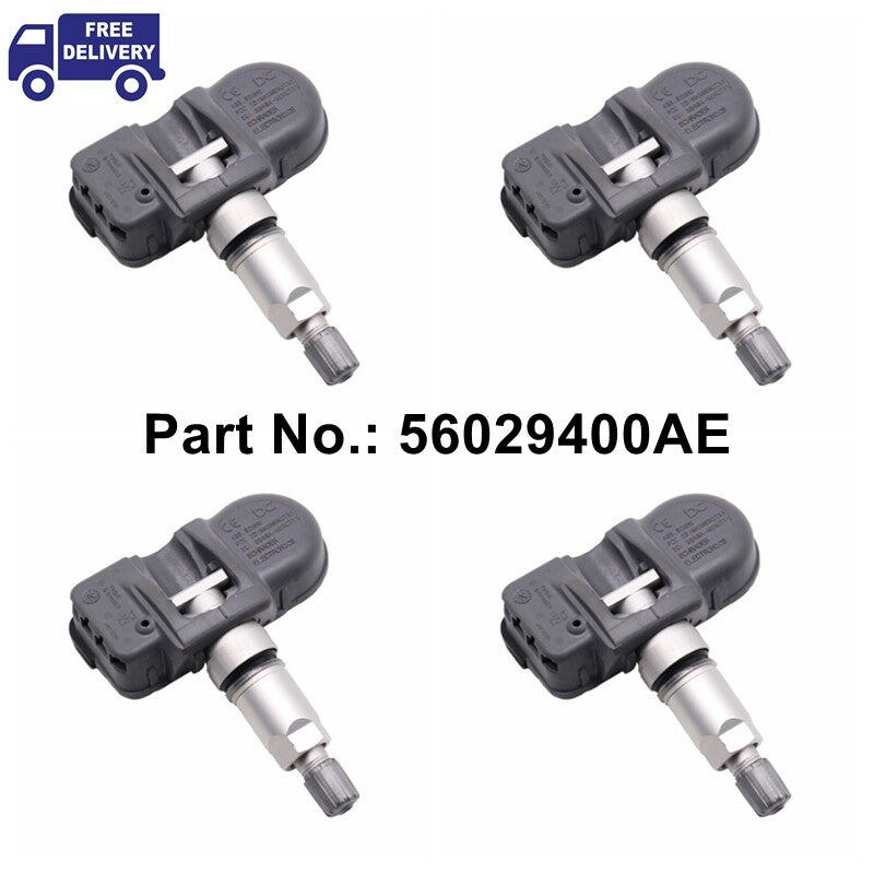 4PCS Tire Pressure Sensor 56029400AE for Chrysler for Dodge for Jeep TPMS Sensor