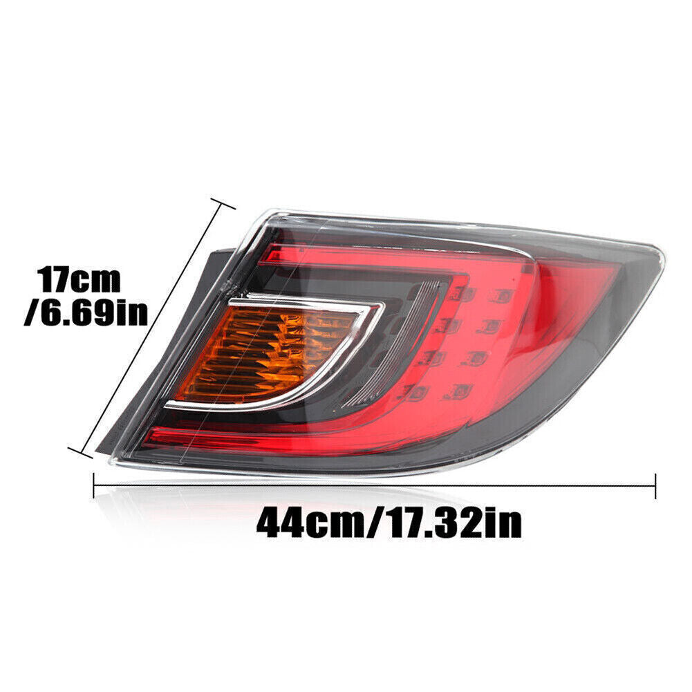 Outerside LED taillights and brake lights (left side) applicable to for Mazda 6 GH 2008 2009 2010