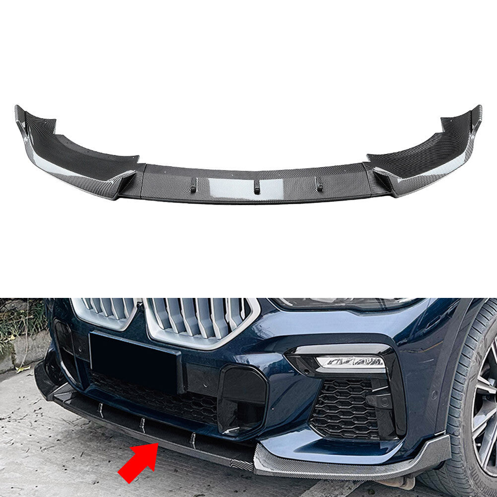 Front Bumper Splitter Spoiler Lip for BMW X6 G06 M Sport 2019-2023 2023