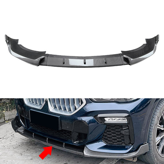 Front Bumper Splitter Spoiler Lip for BMW X6 G06 M Sport 2019-2023 2023