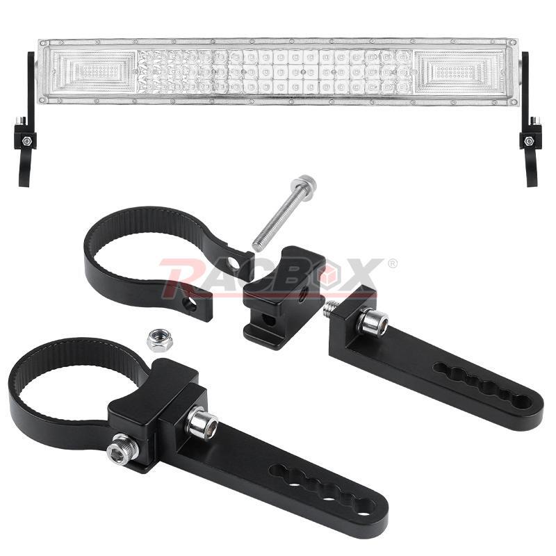 2Pcs 2 Inch Mounting Brackets LED Light Bar Brackets Tool for Offroad Vehicle
