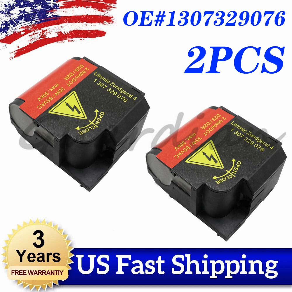 2x 1307329076 HID Xenon Ignition Ballasts for BMW E46, E83, E63, for Mercedes-Benz , for Ford MK3, for Volvo