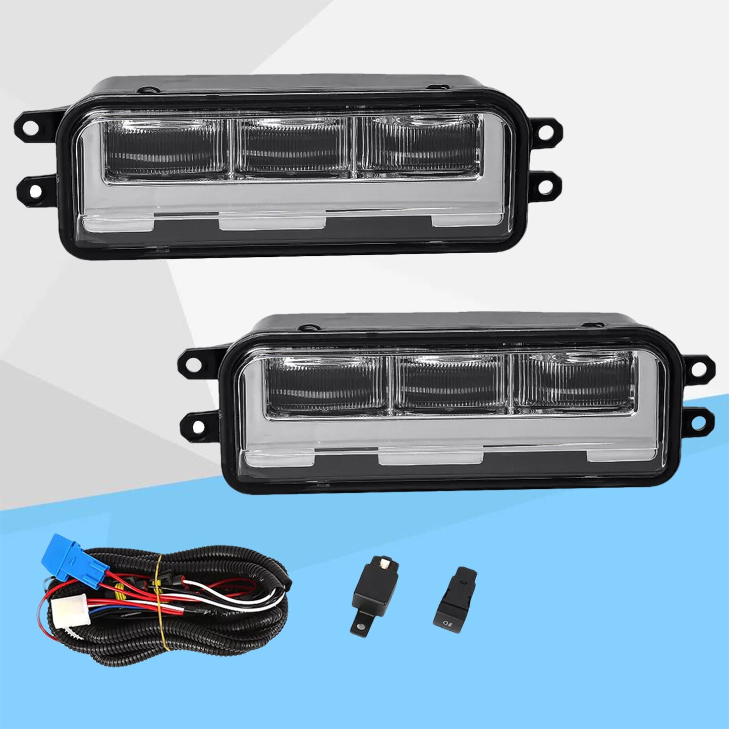 LED Fog Lights Driving Lamps Kit Left+Right For 2022-2024 for Toyota Tundra Bumper