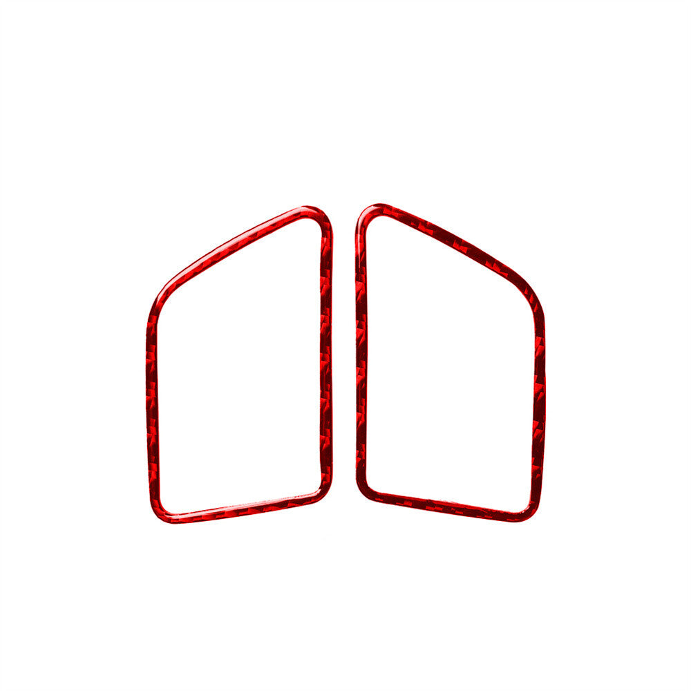 Red Carbon Dashboard Air Vent Outlet Cover for Lexus RX300 270 200T 450H 2016-19