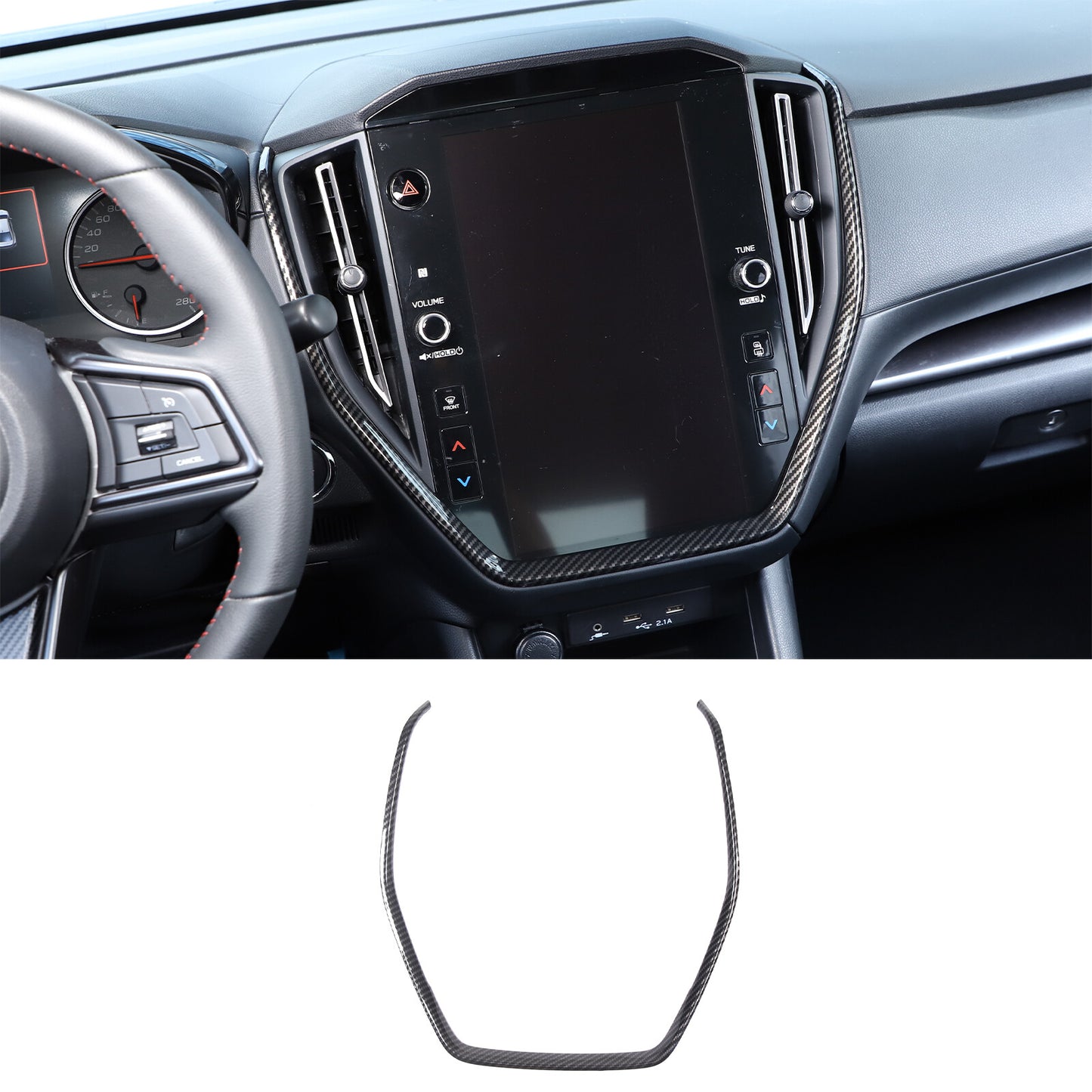 Black Central Control Multi-Function Phone Holder Trim for Hummer H2 2003-07 US Printer/Scanner Spare Parts