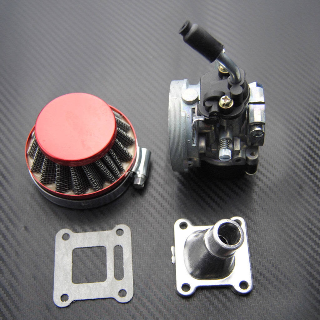 High-performance 2-stroke carburetor suitable for 49cc, 60cc, and 80cc electric bicycles.