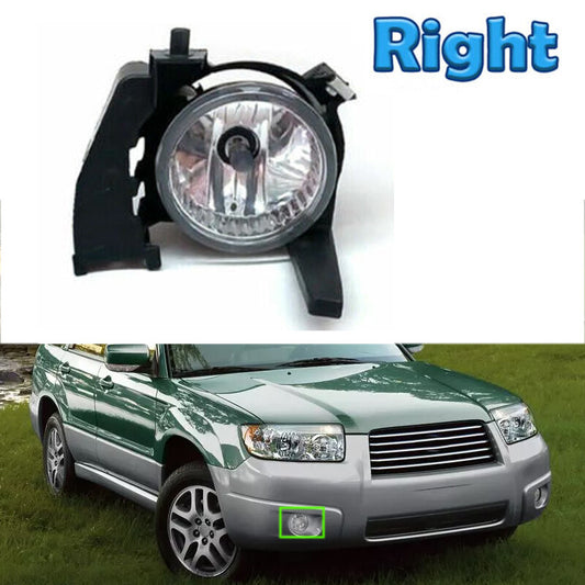 for Subaru Forester SG 2006-2008 Right Front Bumper Glass Lens Fog Lamp Bulb