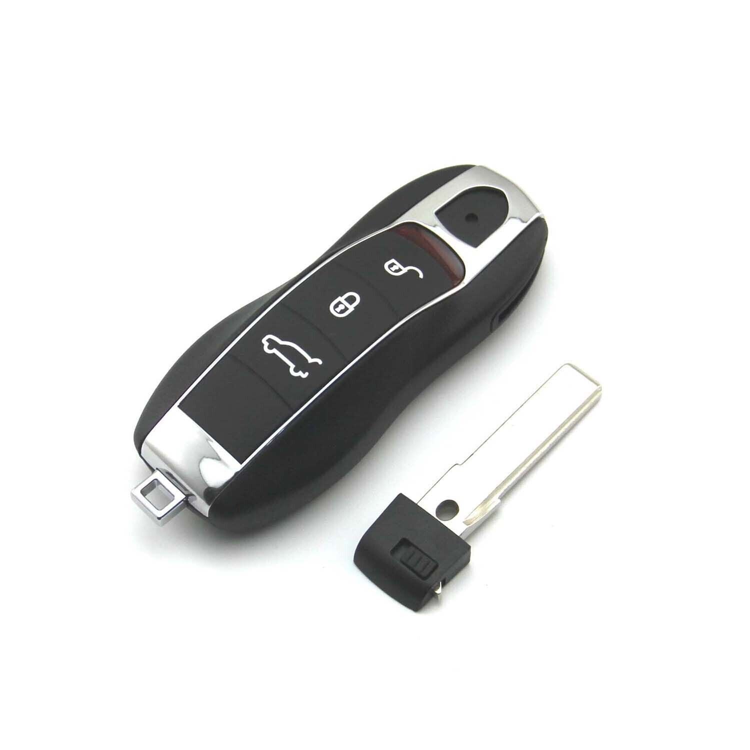 Remote control for smart keychain protective case with 3 buttons, suitable for Porsche for Panamera , for Cayenne , Macan
