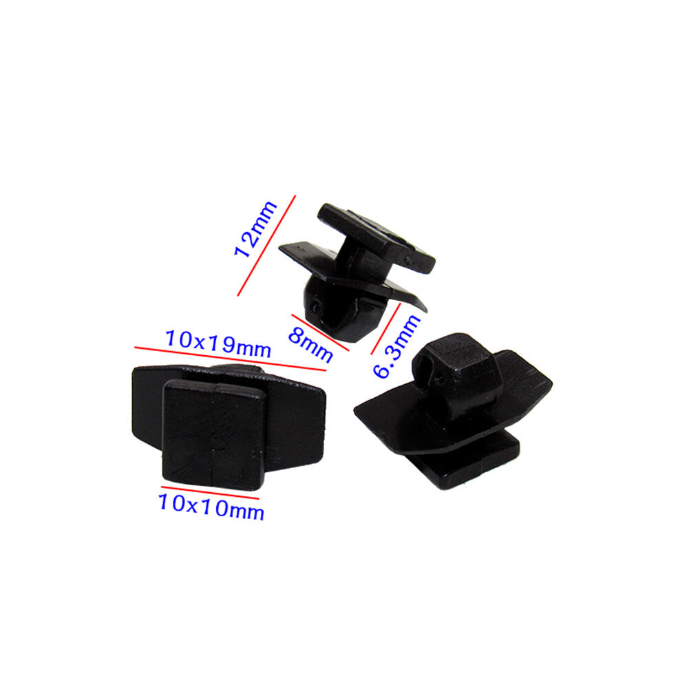 10 Car Exterior Wheel Eyebrow Moulding Trim Fastener Clips for Honda