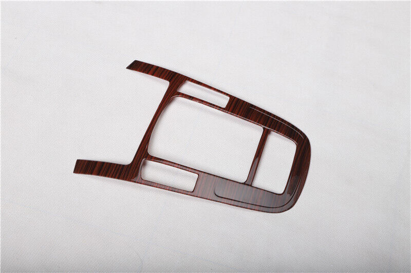 Car Inner Console Gear Shift Frame Cover Trim Fit for Audi A5 2008-2016 Red Wood