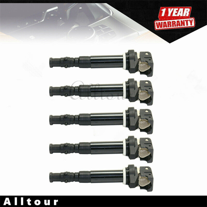 Set of 5 Ignition Coil for 2006-2010 for BMW M5 M6 5.0L V10 E60 E63 E64 1213783510
