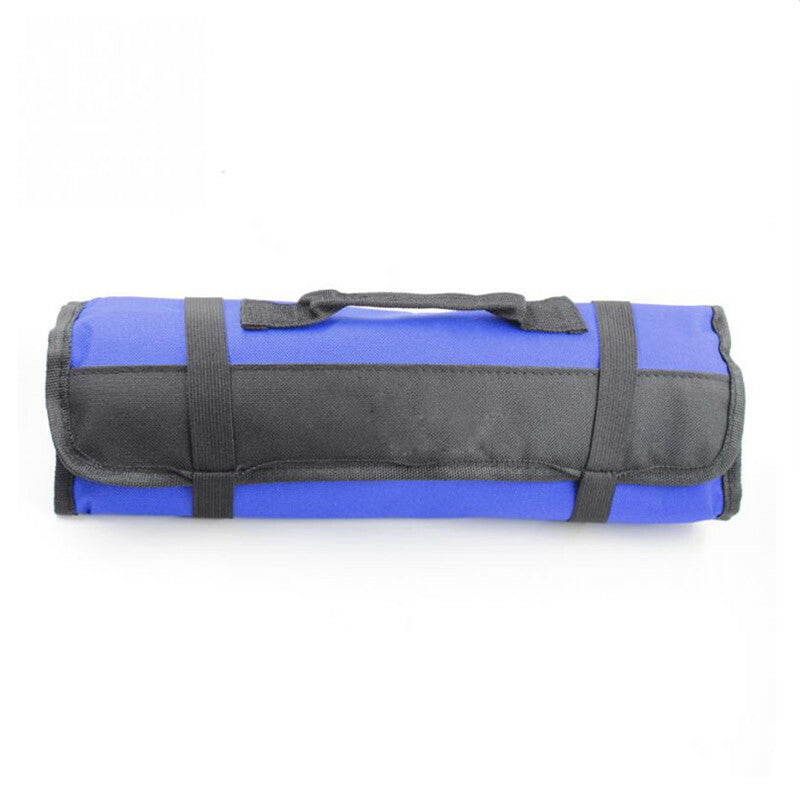 Blue Reel Rolling Pouch Professional Organizer Multi-purpose Car Repair Tool Bag