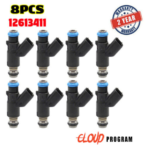 for Chevrolet for GMC 2010-2013 Fuel Injector Nozzle 12613411 (8pcs)