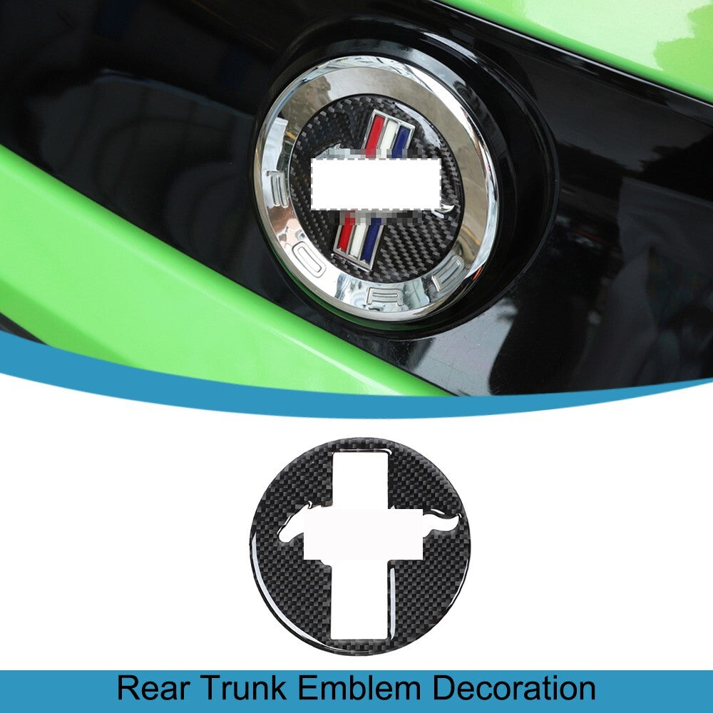 Rear Door Trunk Emblem Badge Logo Panel Cover Trim for Ford for Mustang 2009-2013