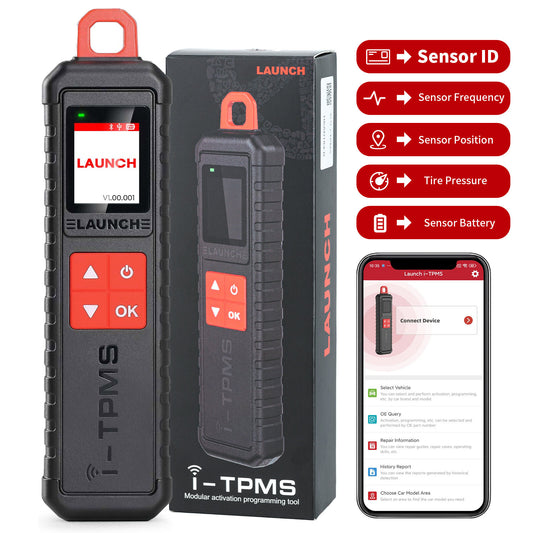 Launch i-TPMS Handheld Tire Pressure Detector Activation 315MHz/433MHz Sensor