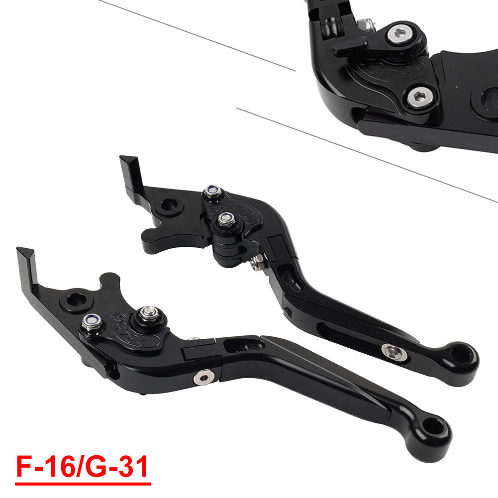 CNC Folding Extendable Brake Clutch Levers for BMW G310R/G310GS 2017-2021 Black