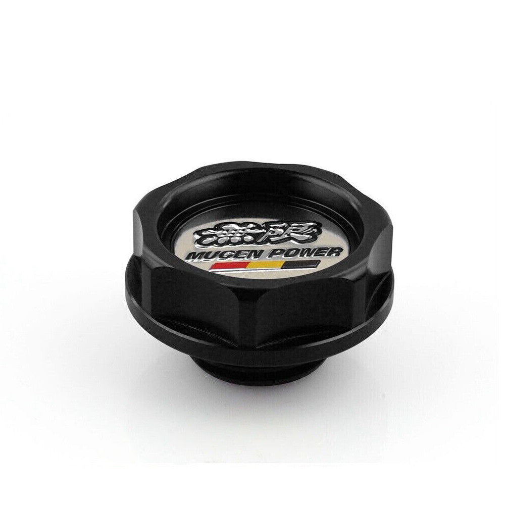 Black Oil Filler Cap Cover + Oil Dipstick for Honda for Civic Accura K20 K Series