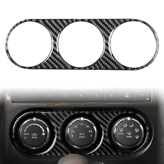 Inner Air Conditioning Switch Panel Cover for Dodge for Challenger 2008-2014 Black