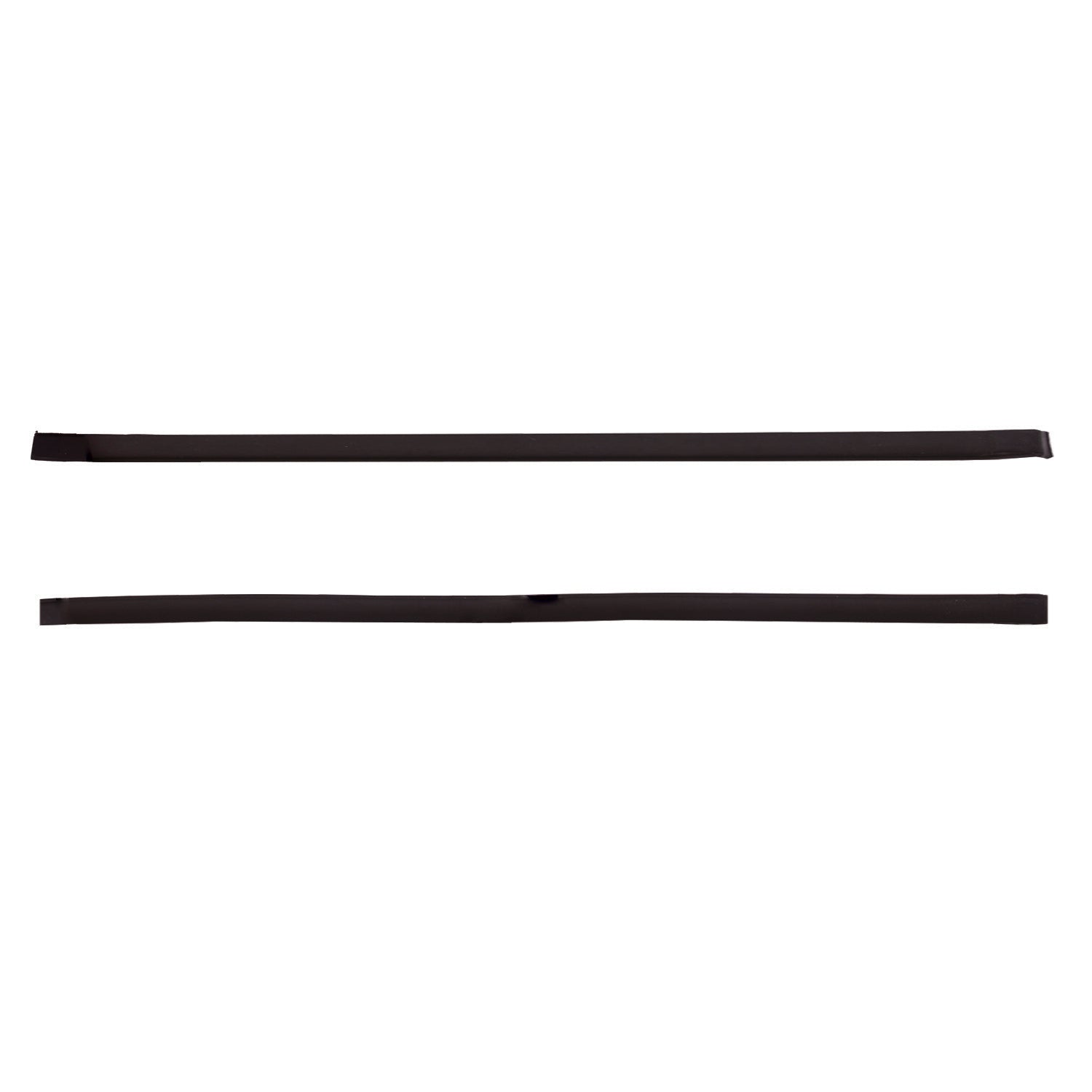 Pair of new black roof trim molding kits suitable for 2016-2021 for Honda for Civic Sedan 5-Door