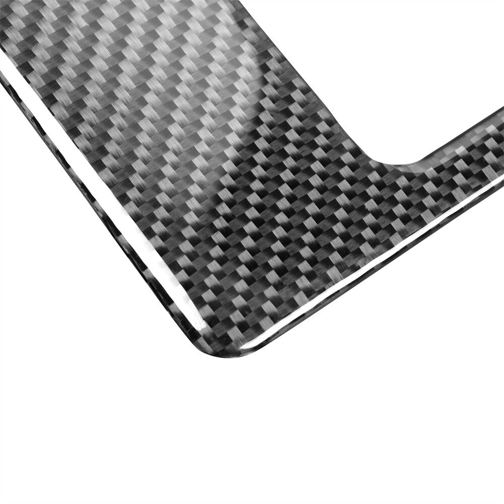 Carbon Fiber Center Air Vent Outlet Decorative Cover Trim for Volvo V60 2010-17