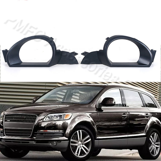 Pair Pre-Facelift Front Bumper Fog Light Lamp Grille Cover for Audi Q7 2007-2009