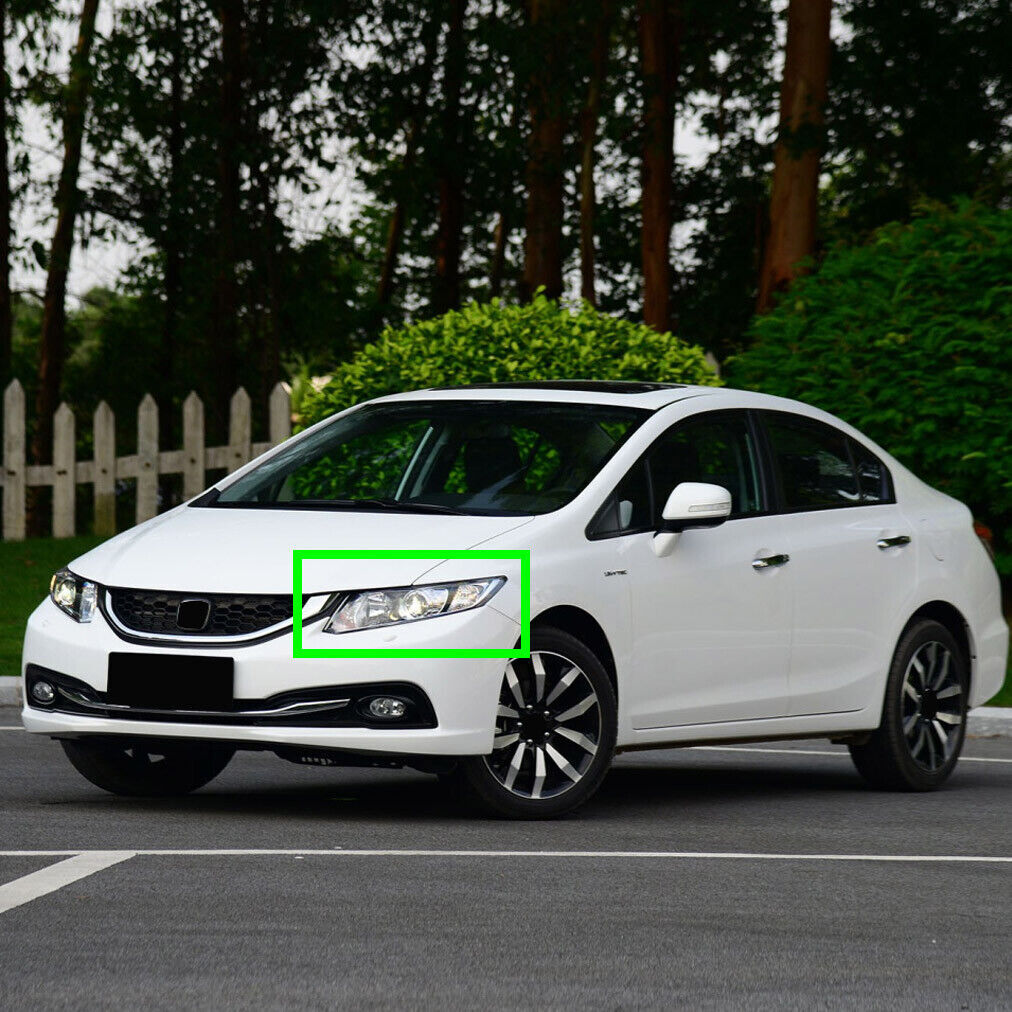for Honda for Civic 9th Generation 12-15 Left Headlight Lens Shell Cover Clear US