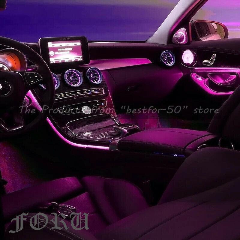 Car Refit Full set for Mercedes Benz W205 C-Class Atmosphere Ambient Light 2015+