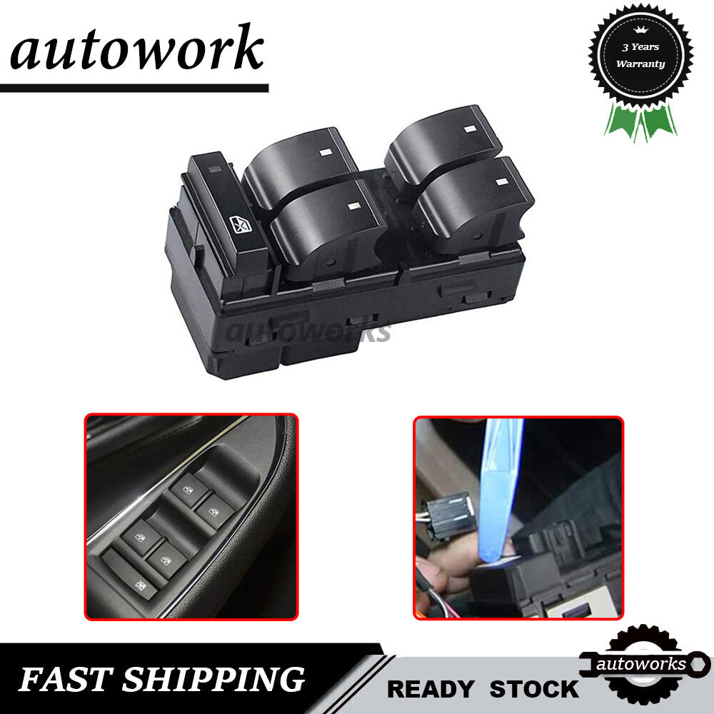 Left Driver Side Window Switch Fits for Chevrolet Silverado 2500 HD 2007-2014