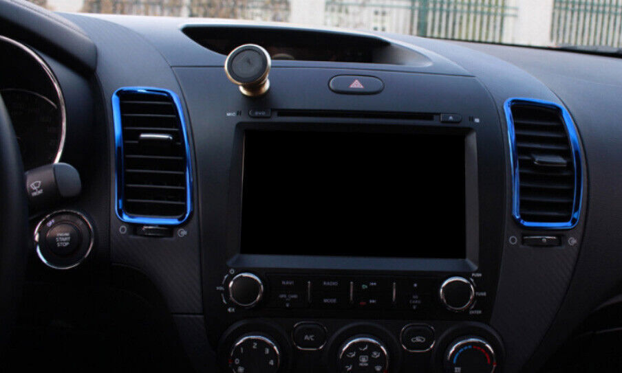 LR Middle Air Outlet Vent Cover Trim Fit for Kia K3 Forte 2014-18 Blue Titanium