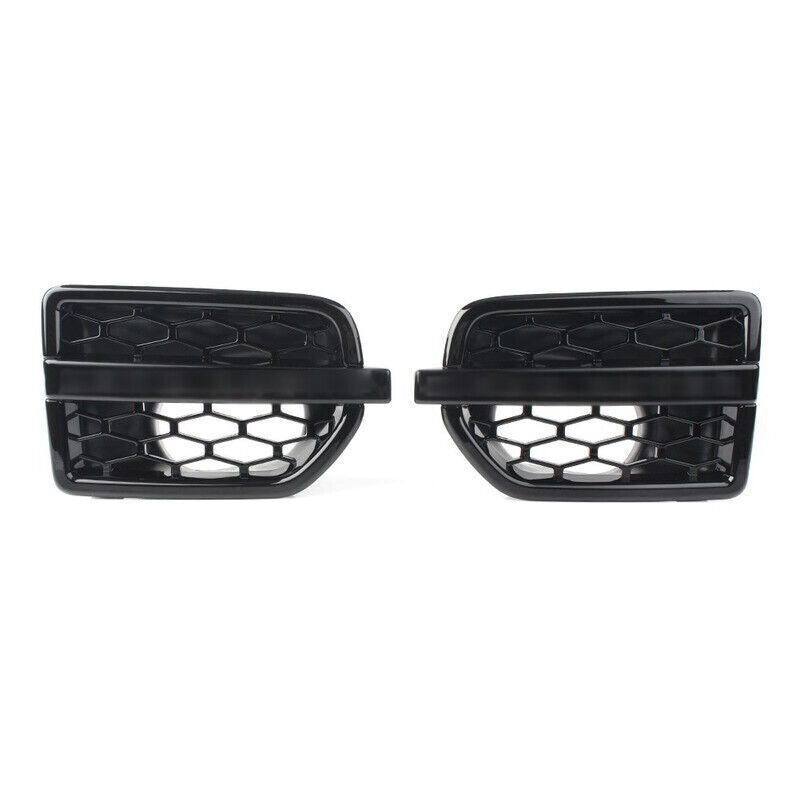 2-Pack Black Front Grille, Fender, Ventilation Grille for Land Rover LR4 (2010-16)