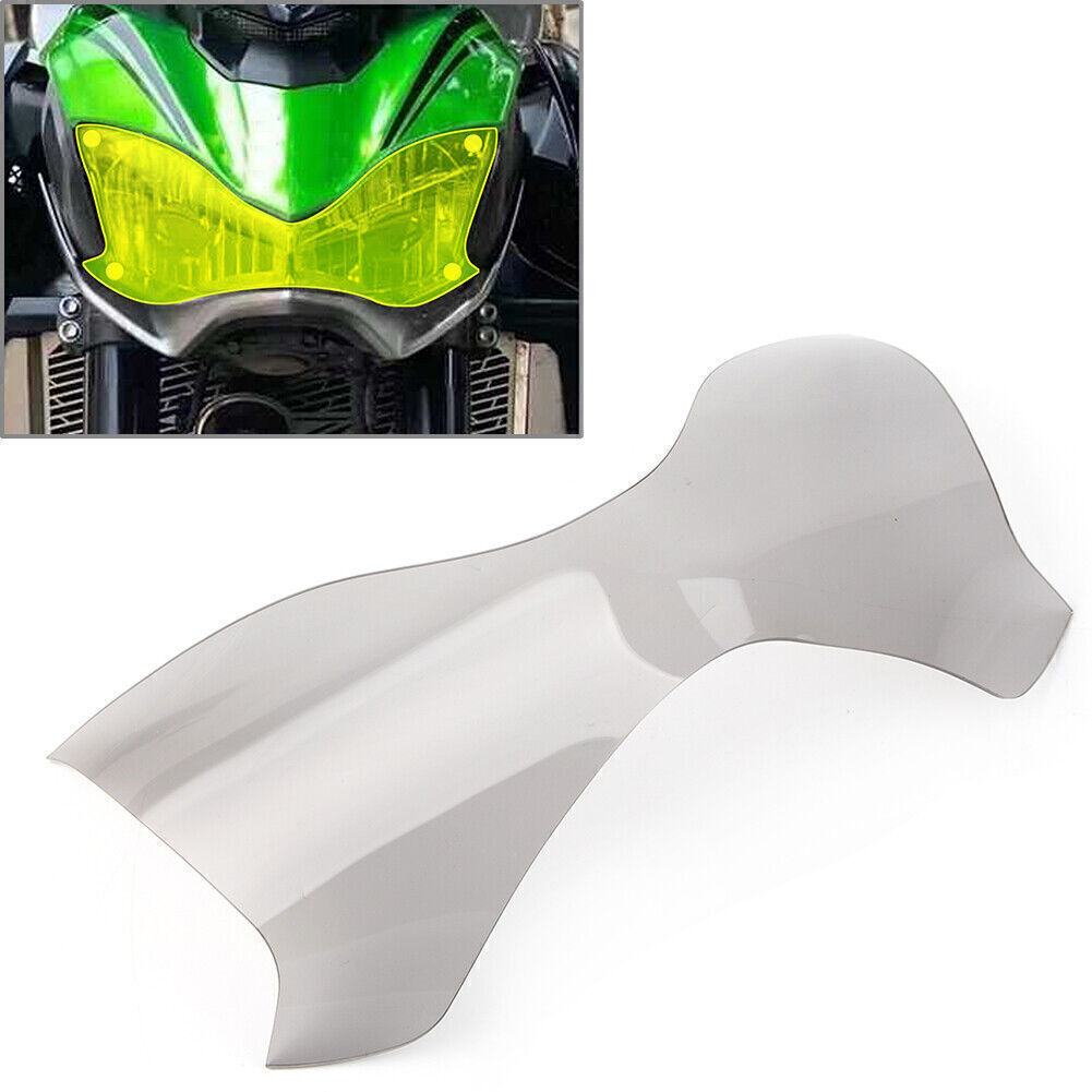 Front Headlight Guard Shield Screen Lens Cover for KAWASAKI Z900 2017-2019 Smoke
