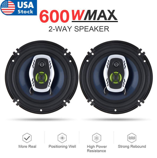 Universal Car Coaxial Hifi Speakers Auto Audio Music Stereo Speaker Installati