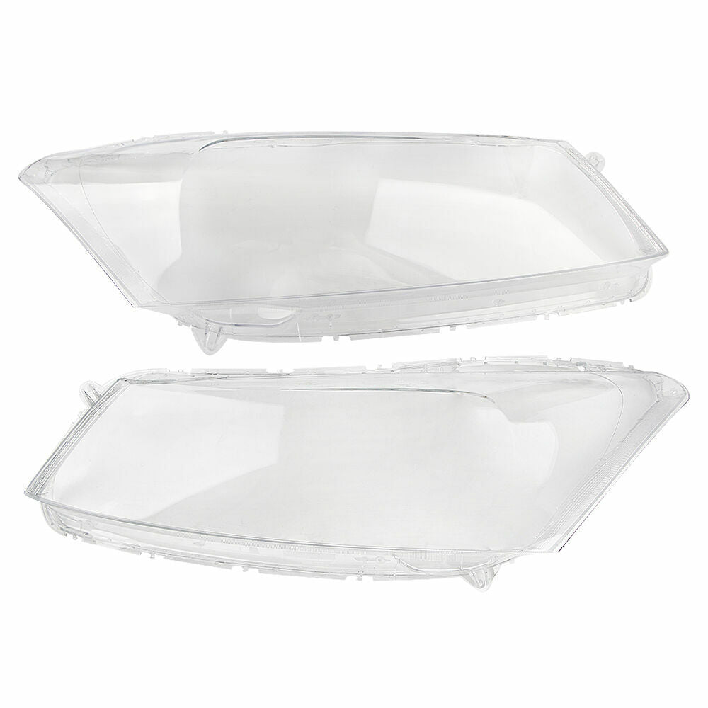 pair of transparent headlight covers and lens caps for Honda Accord 2008 - 2012