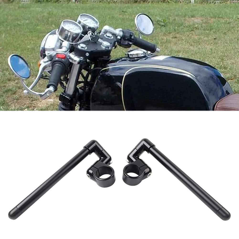 Cafe Racer Bars 7/8 Motorcycle Universal Clip-On Handlebar Fork Tube 45MM