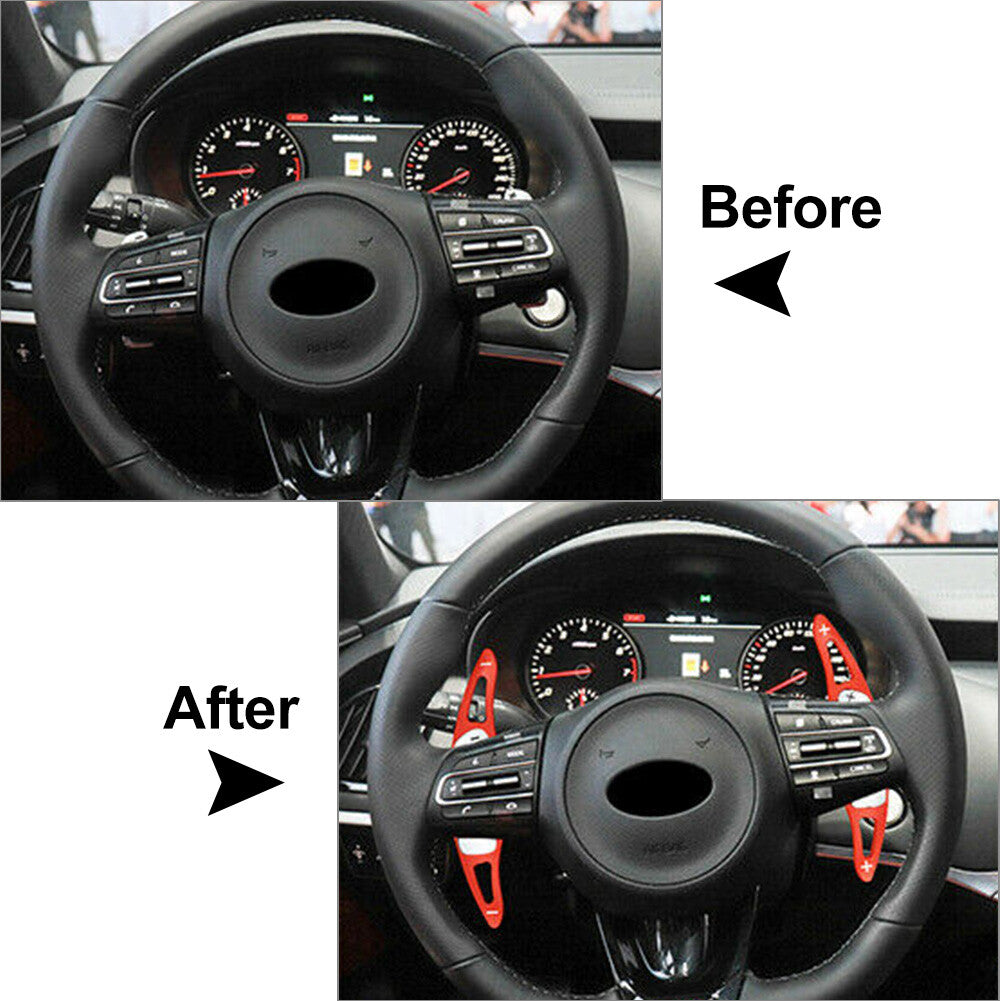 Car Steering Wheel Paddle Shifter Extension Aluminum for Kia Stinger CK K8 18-up