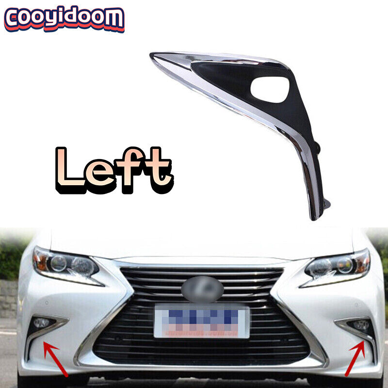 Left Front Fog Lamp frame cover for Lexus ES300h ES350 2016 2017 2018 ABS