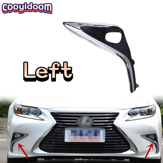 Left Front Fog Lamp frame cover for Lexus ES300h ES350 2016 2017 2018 ABS