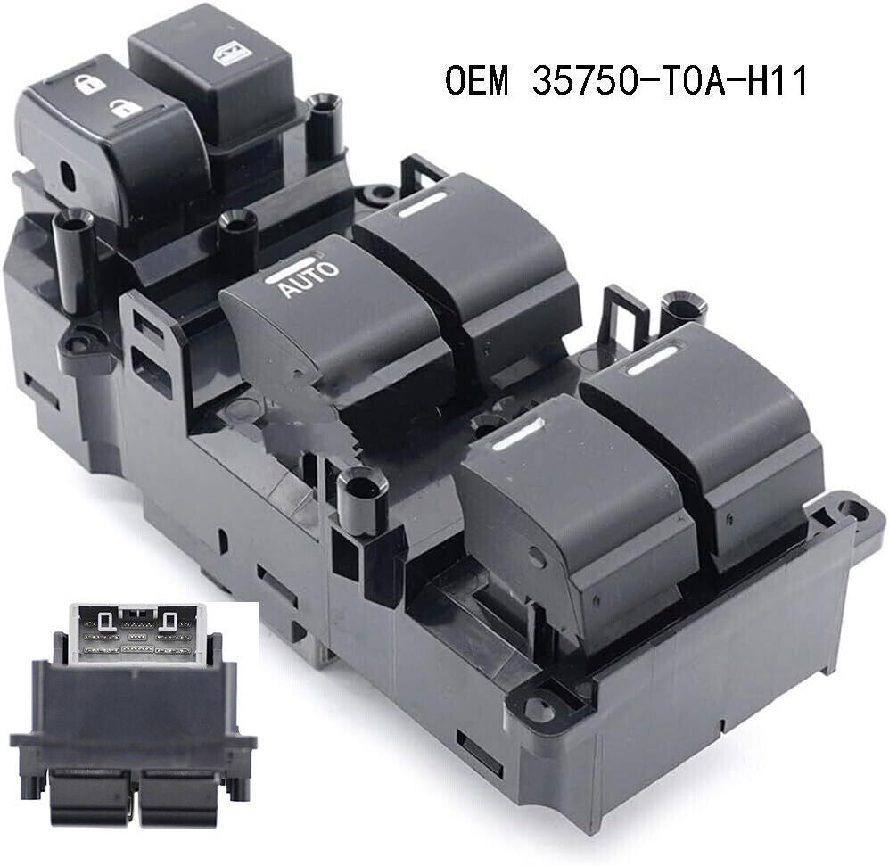 For CRV 15-18 35750-T0A-H11 Front Driver Left Power Window Master Control Switch